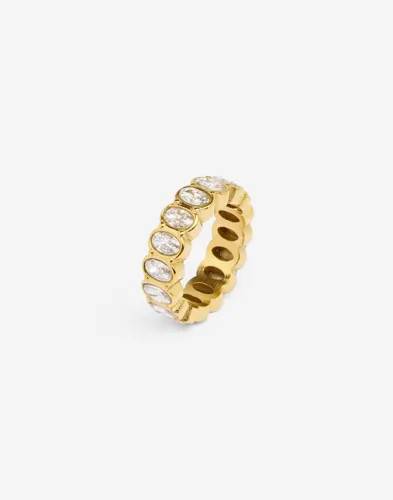 Muli Collection - Guld - Oval Cut Ring - 18mm