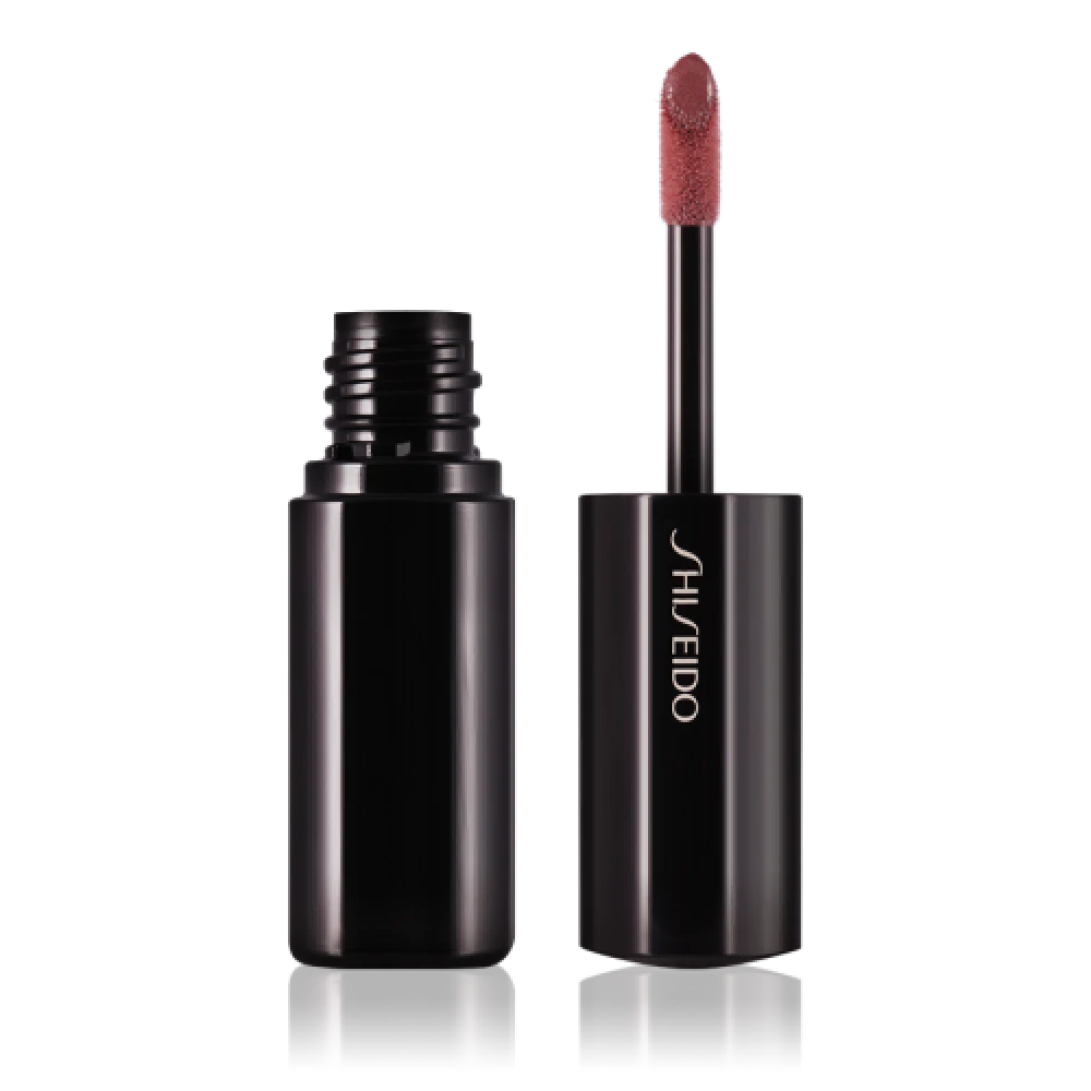 Shiseido Lacquer Rouge flytande läppstift RD728 Voila 6 ml Testare
