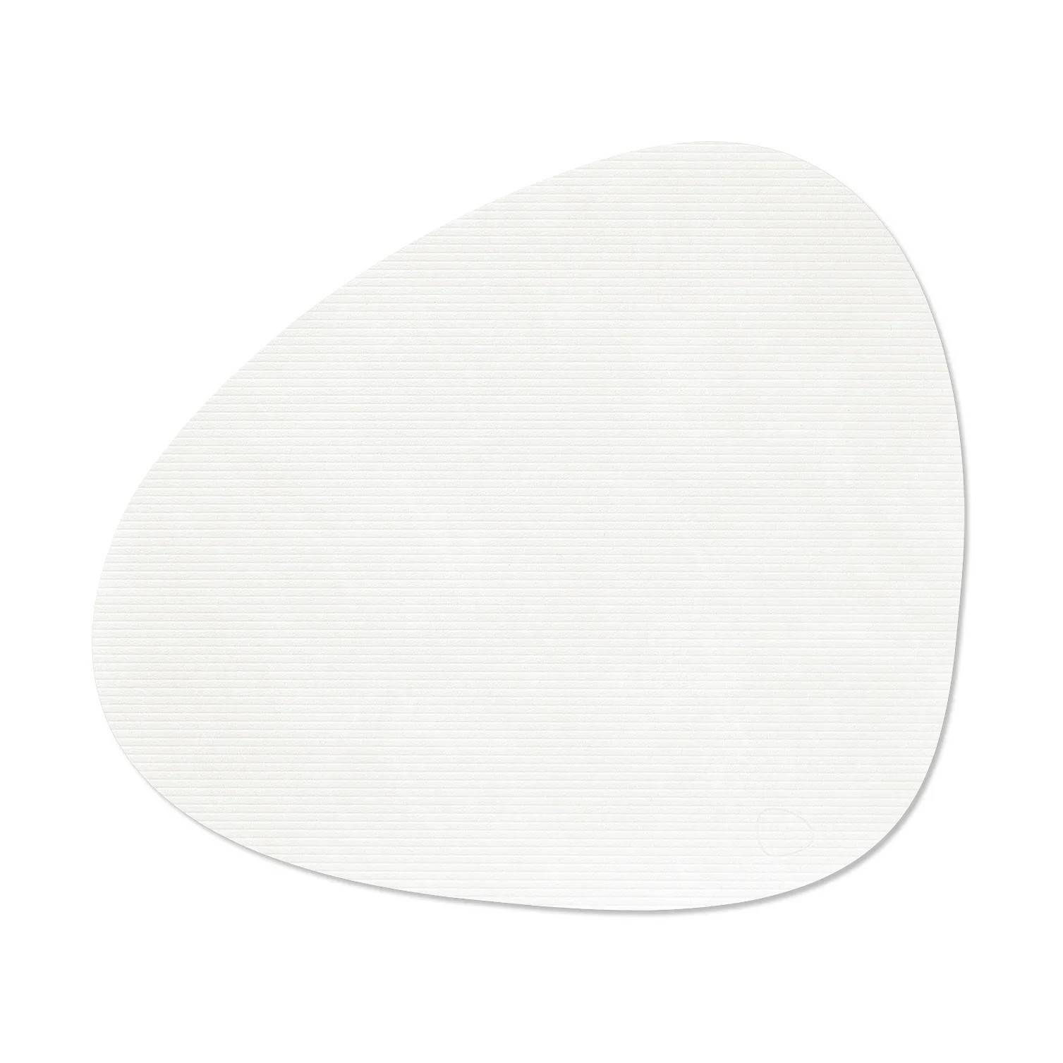 LIND DNA Corduroy bordstablett curve L Pure white