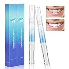 ACWOO Teeth Whitening Essence, 2st Tandblekningspenna, Tandfläckborttagningsmedel för att bleka tänderna, Snabb och effektiv tandblekningsgel, Intensiv fläckborttagning, Minska gulning