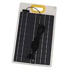 100W Bärbar Solpanel för Kraftverksgenerator, USB DC 12V 24V 5A Solcellssolladdare, Effektiv Solpanel för Utomhuscamping Van RV Trip