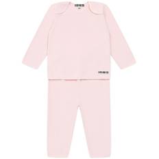 Bonton Set - Fleecetröja/Fleecebyxor - Rose - Bonton - 6 mån - Fleecejacka