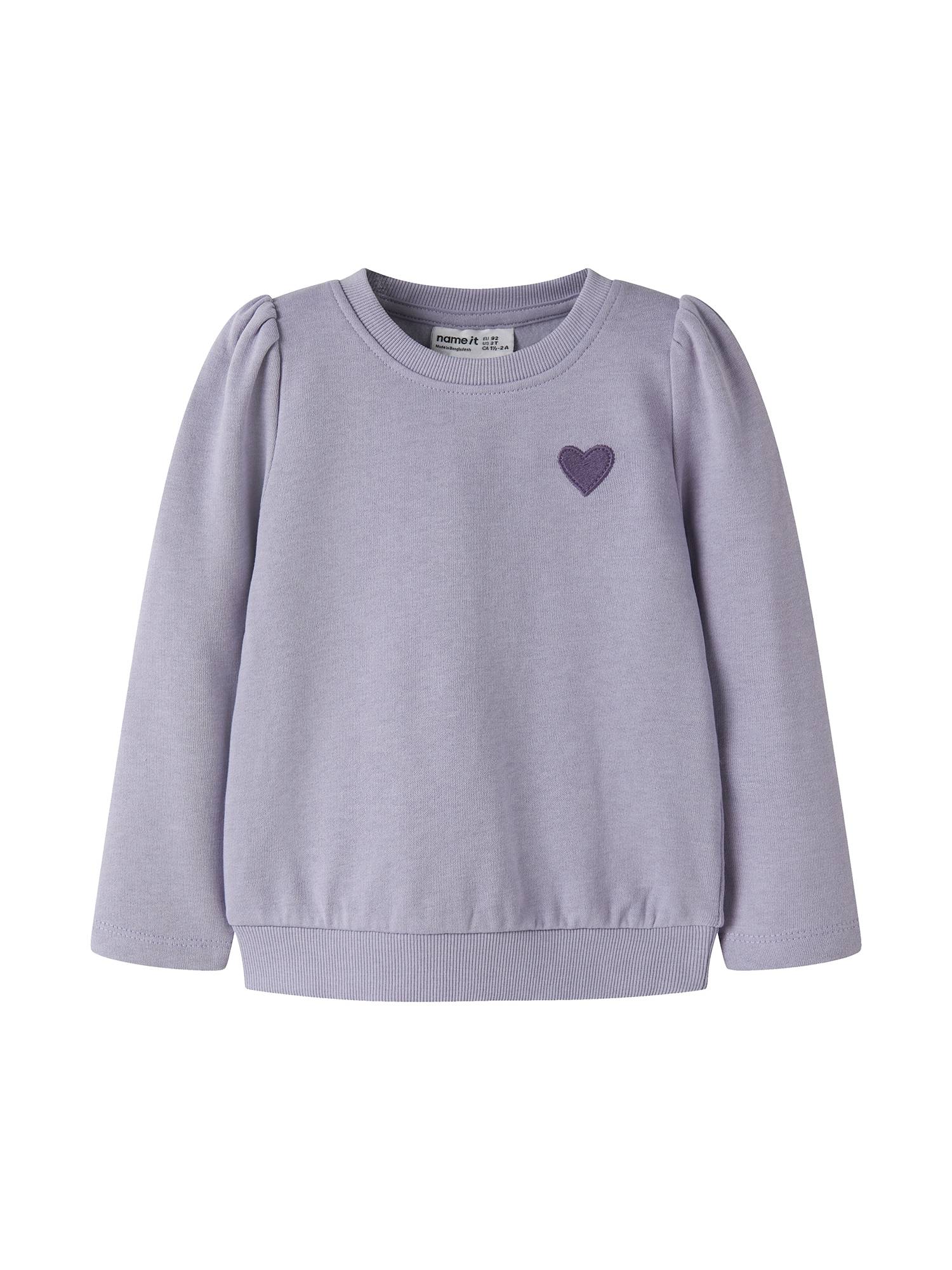 NAME IT Sweatshirt 'NMFVIMA' pastelllila / mörklila