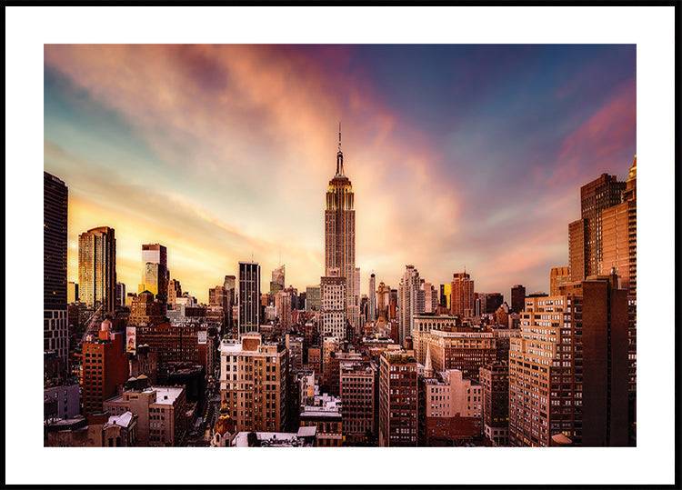 Midtown Sunset (21x30cm) - Plakater > Fotografiska Posters, Arkitektur Posters, Ikoniska Posters