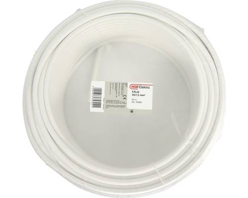 Installationskabel EXLQ, 4G1,5 mm² , vit, 50 m