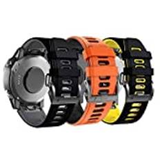 NotoCity för Fenix 5/6/7/5 Plus/6 Pro/7 Pro rem, 22 mm klockarmband för Garmin Epix (Gen 2), Approach S62, Quickfit-rem för Garmin Forerunner 935/945/955/965, Instinkt/2, Quatix 5/6/7