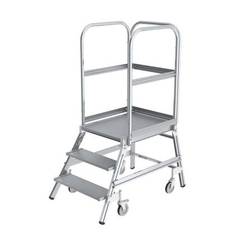 JUMBO arbejdsplatform enkelt, max 150 kg,  4 trin, 82 x 96 x 141 cm - 41APE096