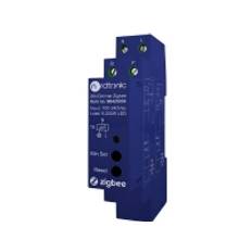 Lysdæmper DIN Dimmer Zigbee - 200W LED 230V med push dæmp