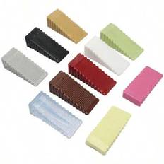 Kraftig dörrstopp, dörrkil, dörrblock, lämplig för hem och kontor - Klarblå (4 st,2 pack)