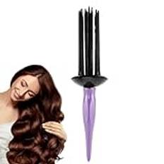 Nybhyjka Curling, hår curling roll - Curling Brush för hår | Hair Curling Roll Comb, Curly Hair Styler Tool, Professionell Curling Comb för frisörsalong