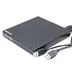 Extern USB DVD/CD-spelare bärbar optisk enhet, DVD-ROM-komboläsare 24X CD-RW-brännare för Asus VivoBook F510UA S15 S 14 Flip 14 15 Pro E403NA F510QA E203MA 17 15,6 tums bärbar dator