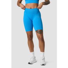 Ribbed Define Seamless Biker Shorts Azure Blue