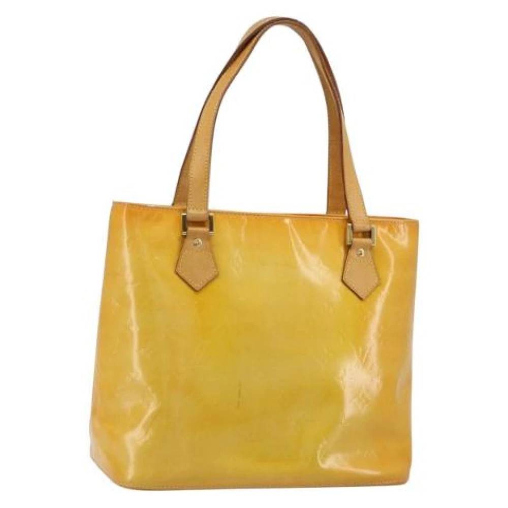 Louis Vuitton Vintage Pre-owned Vintage Tote Bag - Vintage - Dame - Gul - ONE SIZE - Læder
