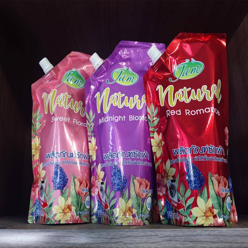 Thailand JAM Antibakteriellt Tvättmedel, 750 ml, 3-pack, Fräsch Doft, Maskintvätt red