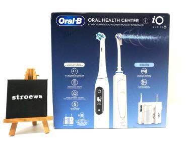Oral-B Oral Health Center Munddusche + iO Zahnbürste Series 6 white