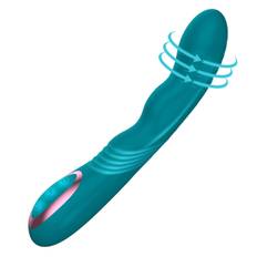 SuperLove 360 Rotating G-Spot Vibrator Teal - grön