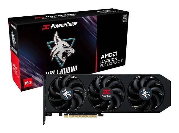 Grafikkort PowerColor Hellhound AMD Radeon RX 9060 XT 16 GB GDDR6