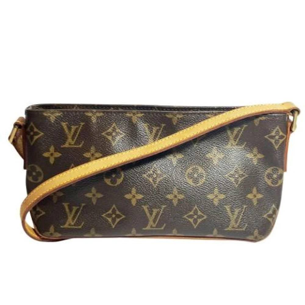 Louis Vuitton Vintage Pre-owned Monogram Skuldertaske - Vintage - Dame - Brun - ONE SIZE - Uld