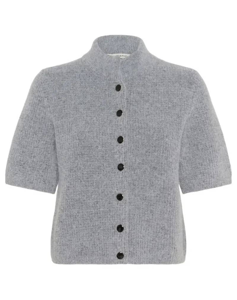 Gestuz - Alpha GZ Short Cardigan - Pearl Blue