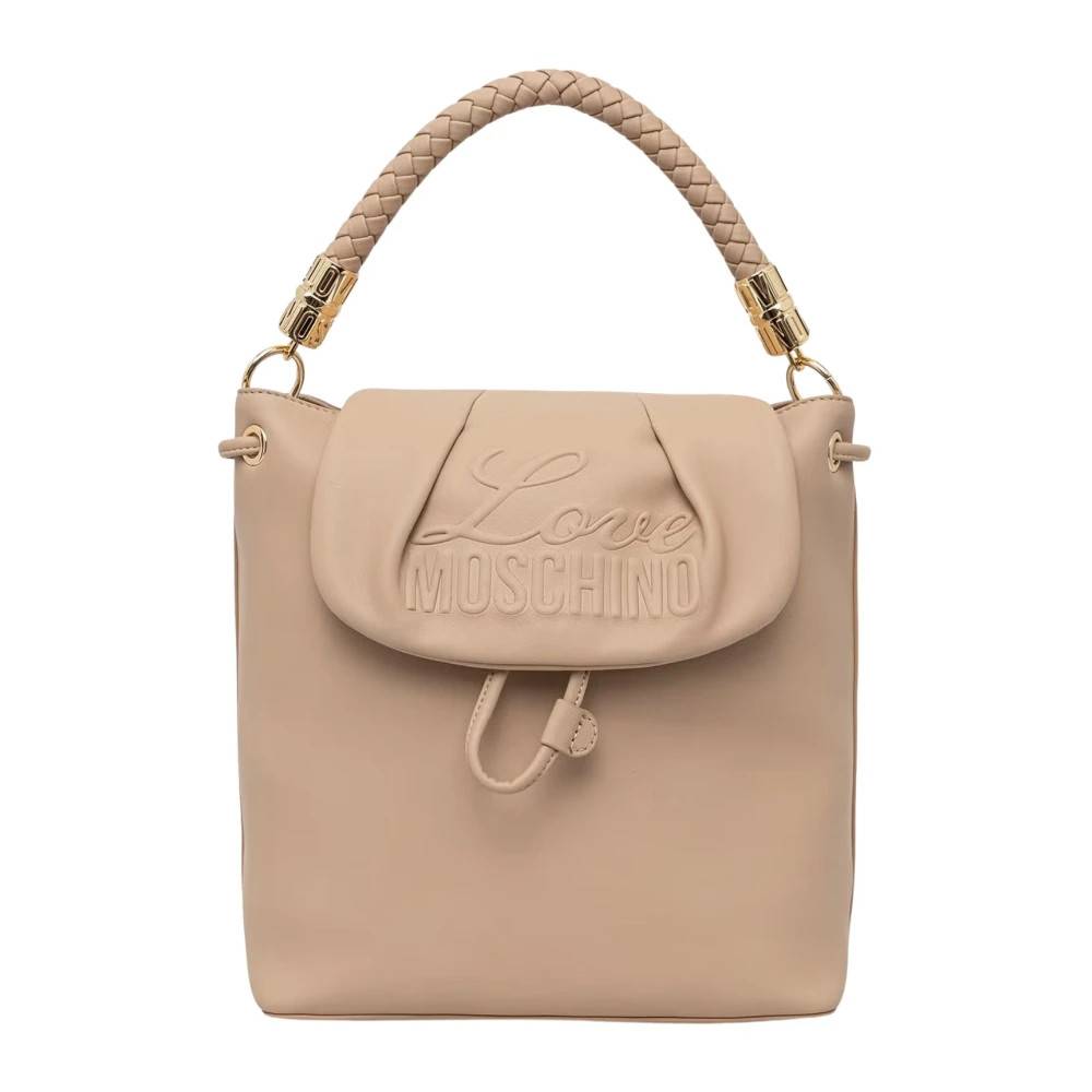 Love Moschino City Rygsæk - Tasker - Dame - Beige - ONE SIZE - Uld