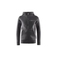 Jr Bowman Logo Zip Hood - DARK STEEL BLUE (150)