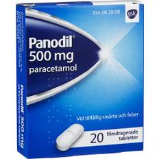 Panodil, filmdragerad tablett 500 mg, 20 st