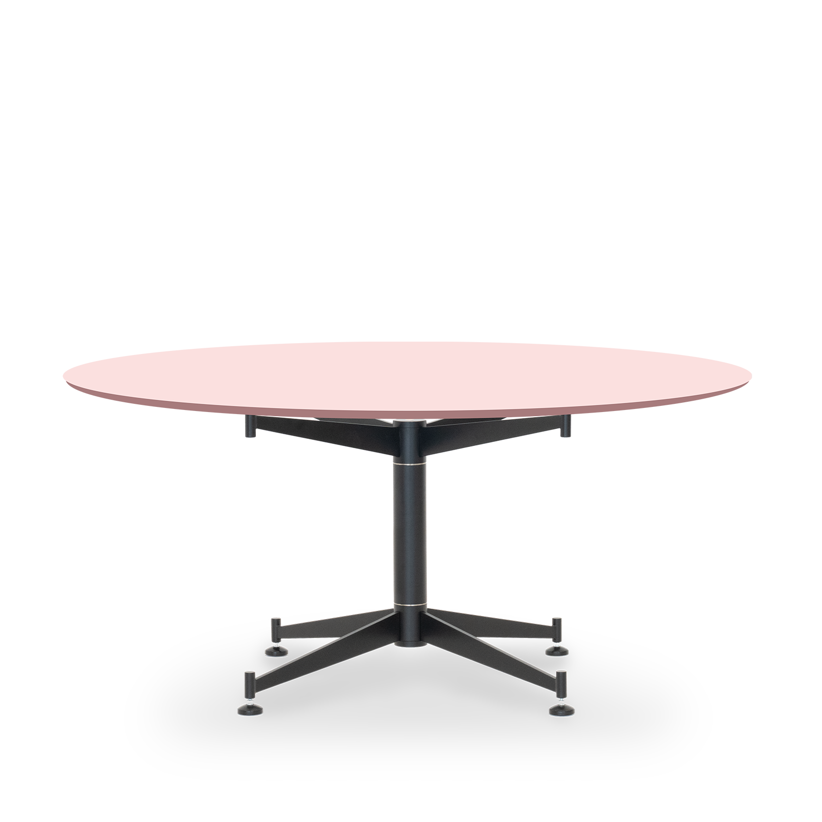 Star Table / Laminate B2B - 73-75 / Ø160 Laminate / Just Rose Black
