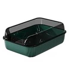 Pet Litter Pan Boxes, Litter Boxes Tray, High Sided Cat Boxes, Open Top Pet Toilet, Open Cat Litter Tray Box, Easy To Use, Portable for Small Kitten and Large Kitten Pet