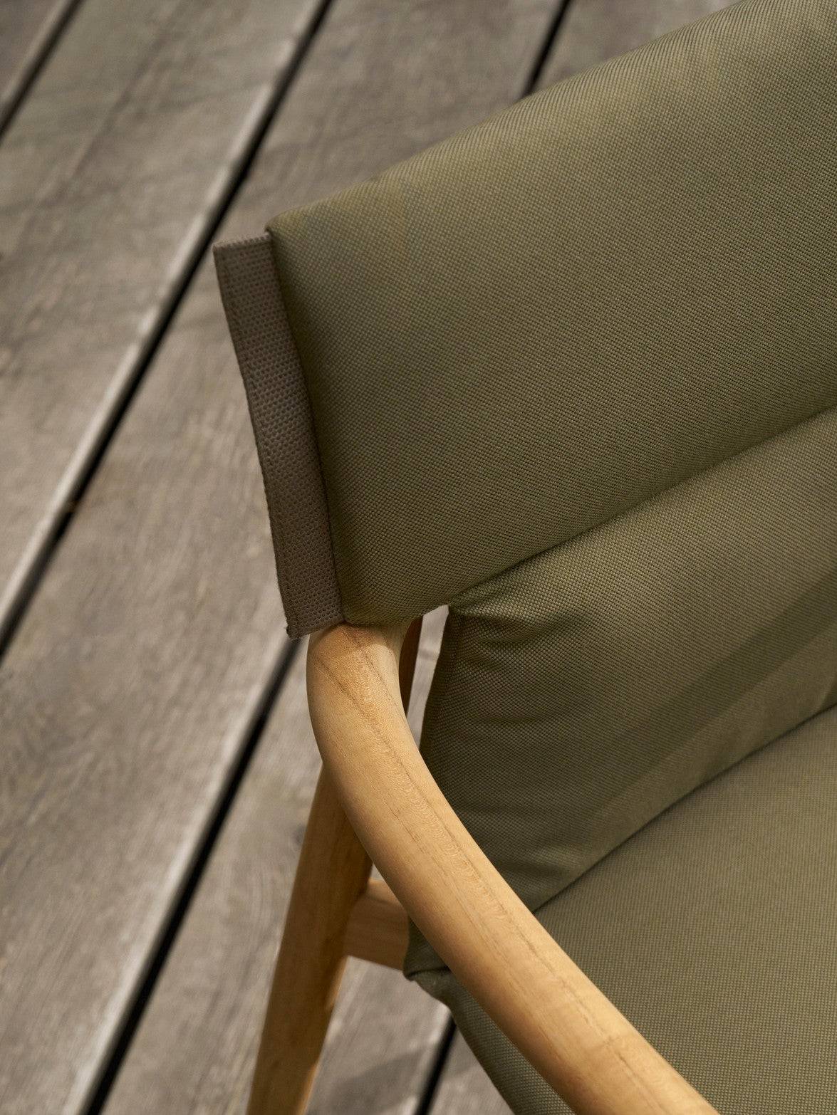 CU E008 hynde til Embrace havestol fra Carl Hansen & Søn Panama Alga 3667 - Jacobsen Plus