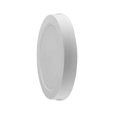 6W LED loftlampe, Ø12,1cm, 110lm/W, Samsung LED chip, hvid kant, inkl. lyskilde, 3000K - Varm