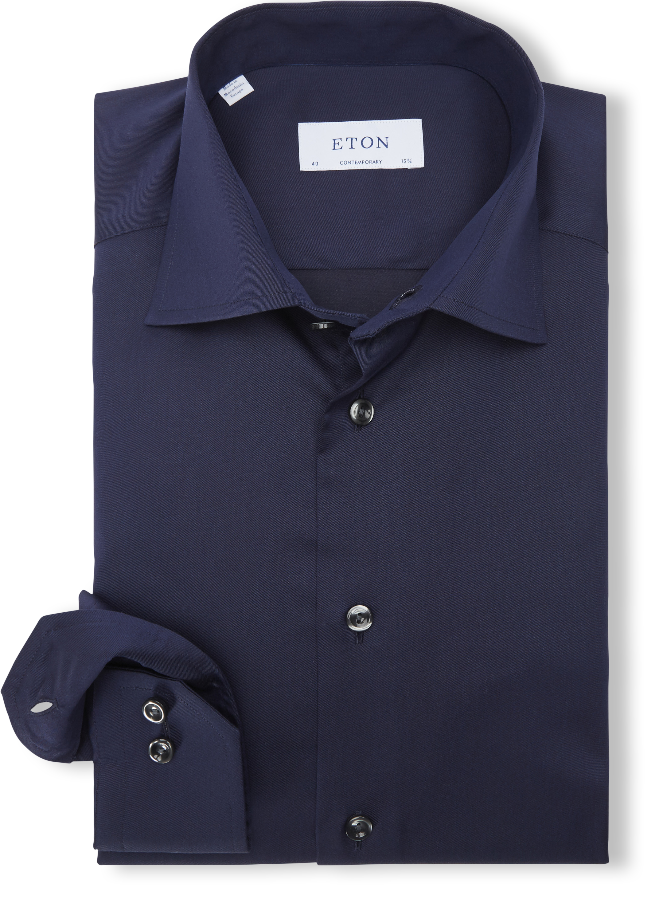 Eton Herre 3000 Signature Twill Dress Skjorte Contemporary fit - Blå - 42