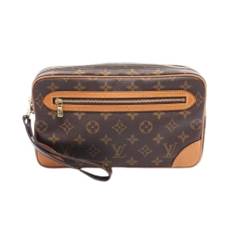 Louis Vuitton Vintage, Vintage , unisex, Brun, ONE SIZE, Tyl, Pre-owned canvas tasker