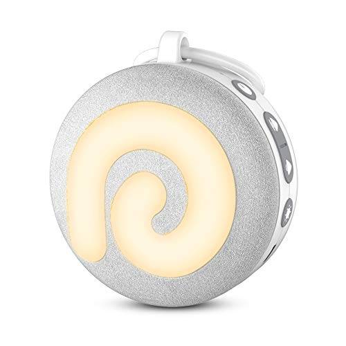 Dreamegg White Noise Machine Baby - D11 Einschlafhilfe Baby Weißes Rauschen Sound Machine mit 21 Musik-Stofftier und Licht, Einschlafhilfe USB Wiederaufladbar Schlafhilfe für Kinder