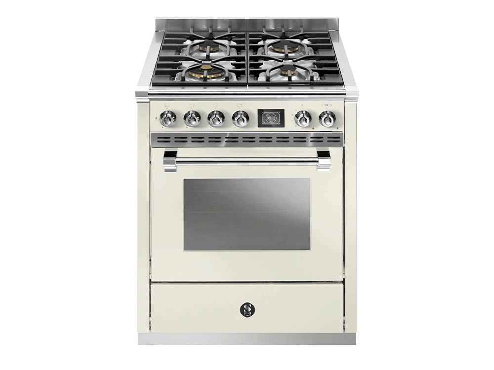 Ascot - Combi-steam - Gasspis 70 cm (1 ugn) (Nuvola/Chrome)