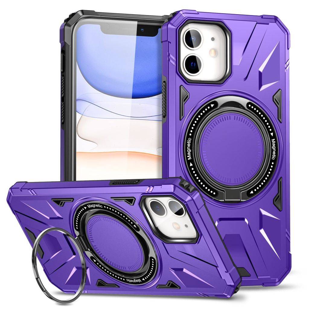 iPhone 11Cover med Stativ - Lilla