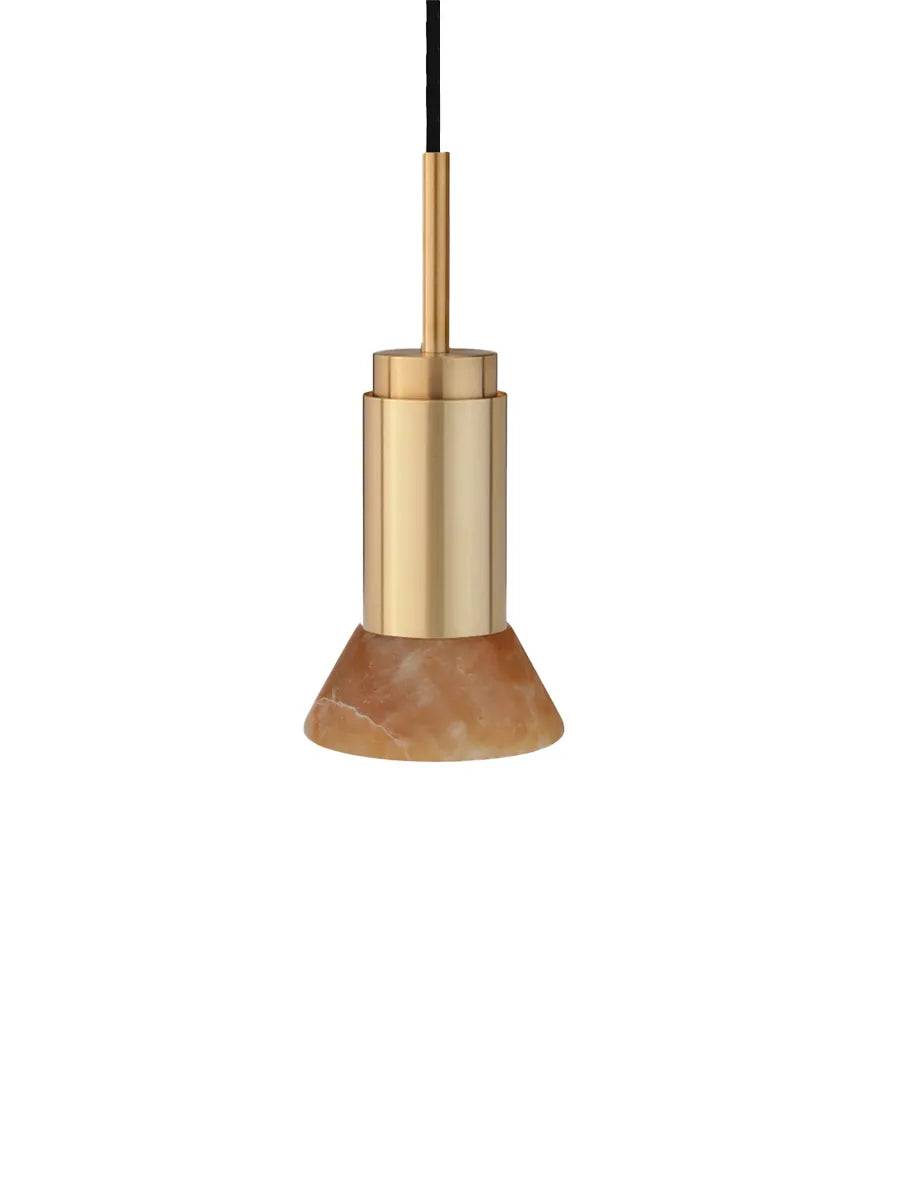 Donya ONYX Trapeze, amber fra Anour Brushed Brass - Jacobsen Plus