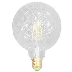 Dimbara LED Edison-lampor 4W, Motsvarande 40W, Cool White 4000k 360LM, Runda Glödlampor med E27 E26-sockel