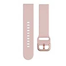 EEOM 18mm silikontryck klockarmband för Garmin Vivoactive 4S/Vivomove 3S/Venu 2S Smart Watch Armband Armband Sport (Color : D)