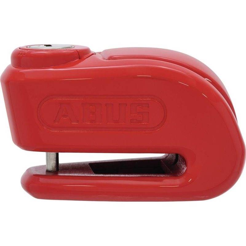 Abus Skivbromslås 365 Trigger Alarm 2.0 (5 mm) Red - Röd