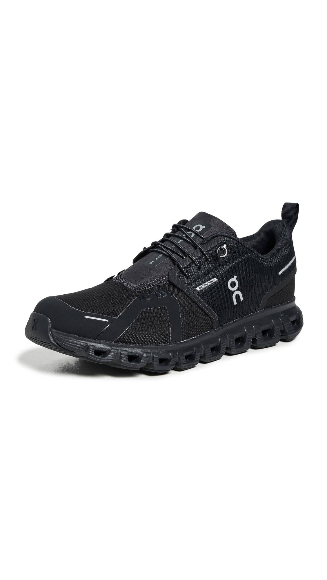 On Cloud 6 Waterproof Size Women's Sneakers, 23.0cm (Cloud 6/Black/Waterproof/Lightweight/Cushioned)