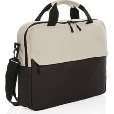 Kazu 15.6" laptopväska AWARE RPET med logotyp, Företagsgåvor - off-white
