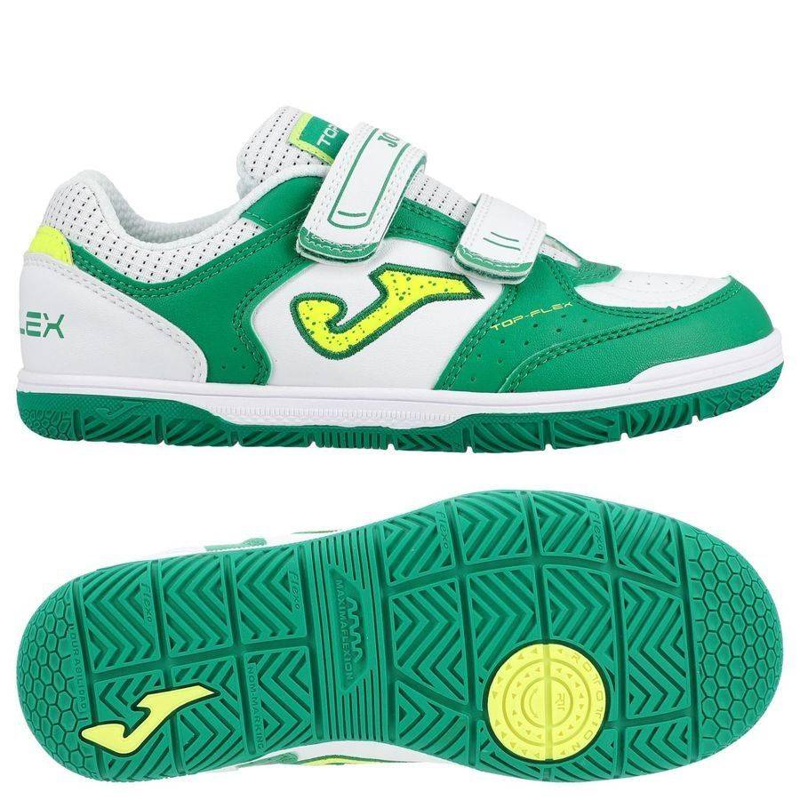 Joma Top Flex kardborreband IN - Vit/Grön Barn - Inomhus (IC) - ['Vit', 'Grön'] (27)