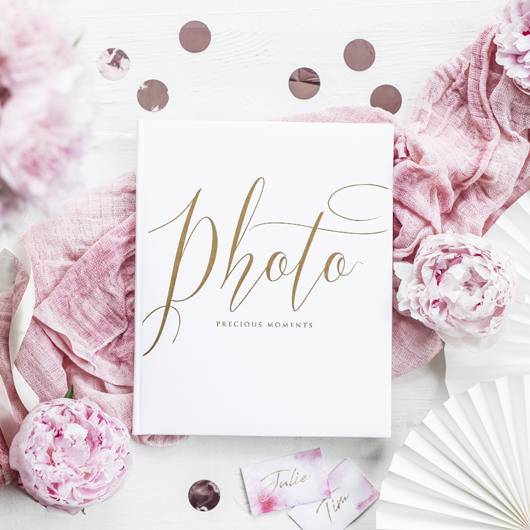 Bryllup Fotoalbum Hvid