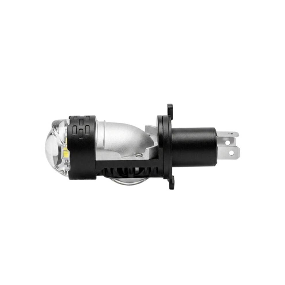 H4 LED Headlight Bulbs Motorcycle Bright Spotlight 24W 10-80V Lamp White Lens Lamp