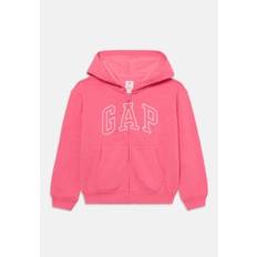GAP KIDS RELAXED GAP LOGO ZIP HOODIE - Luvtröja - pink jubilee neon