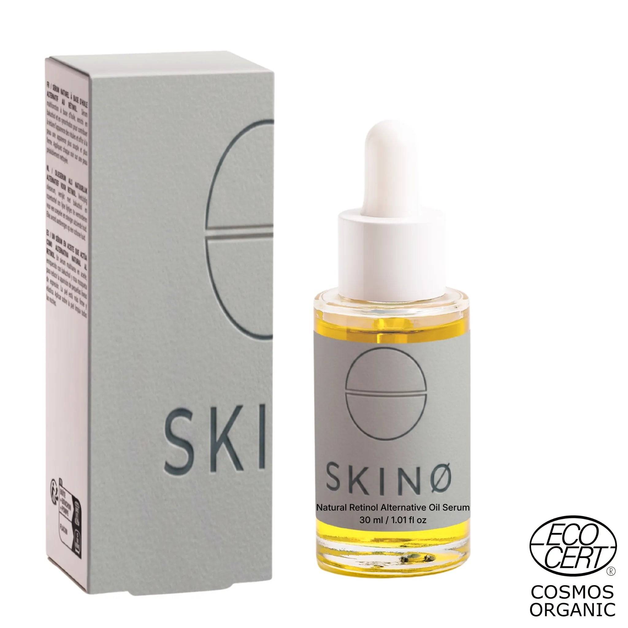 SKINØ Natural Retinol-Alternative Oil Serum – Bakuchiol Kvällsserum 30ml