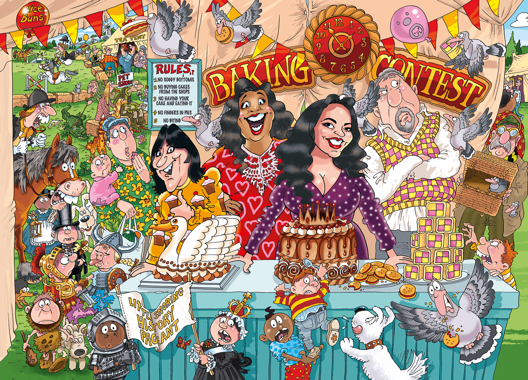 Wasgij Original Bake Off 1000 Piece Jigsaw Puzzle