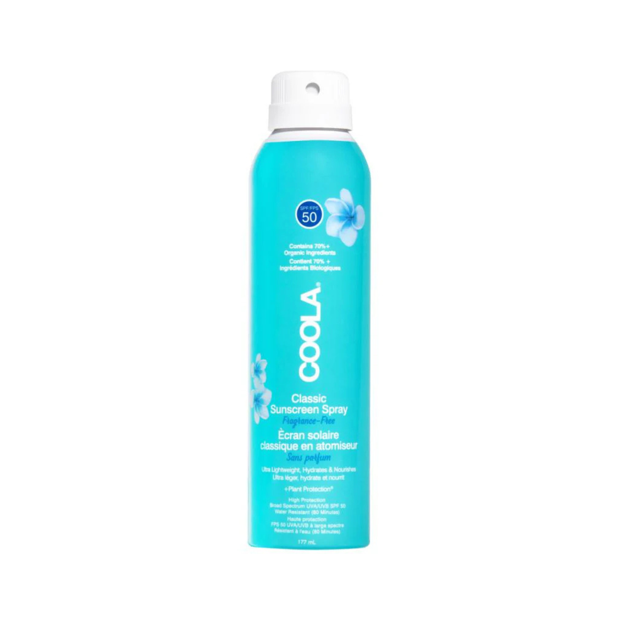 Coola Sunscreen Spray Fragrance-Free SPF 50 - 177 ml