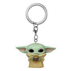 Baby Yoda the Child mit Tasse Schlüsselanhänger Funko Pocket POP!