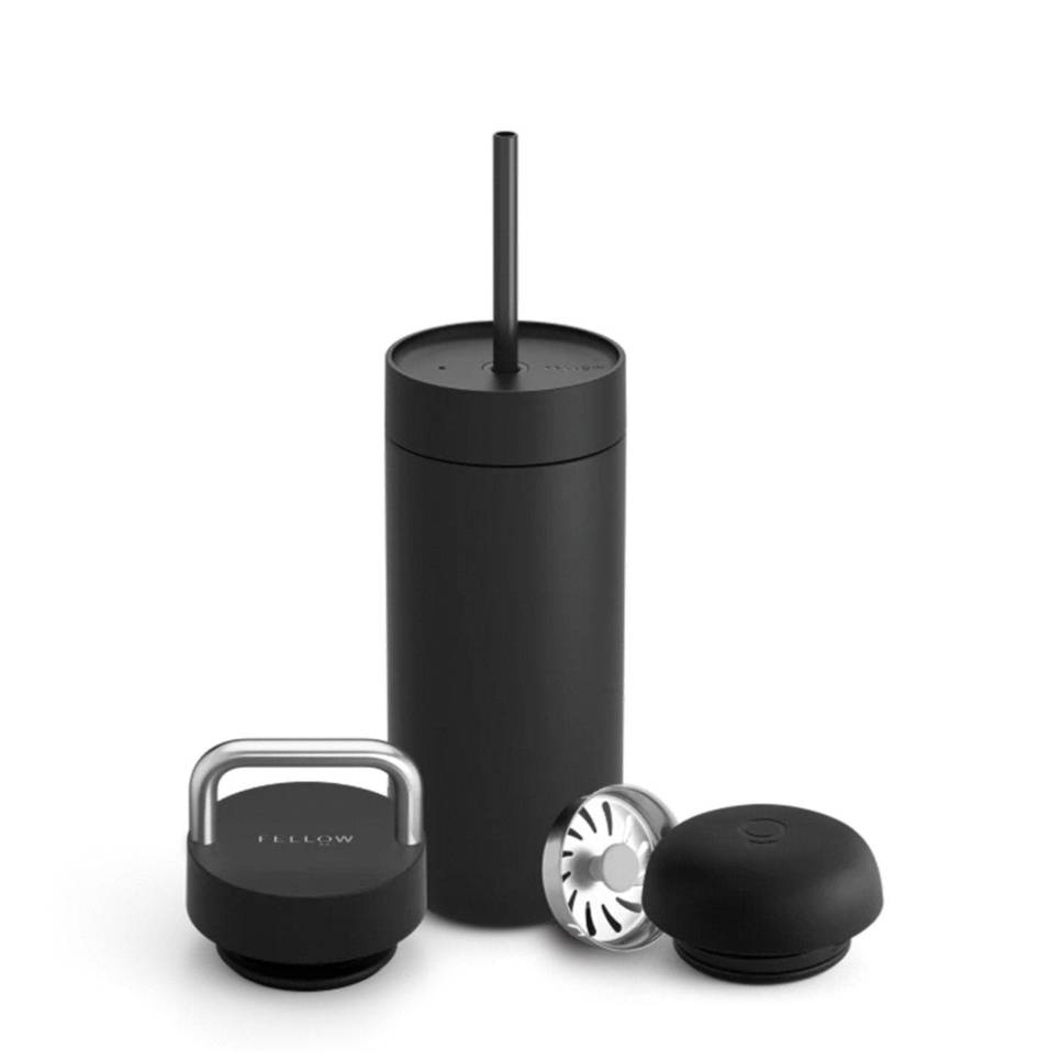 Termokande, Carter 3 i 1 Sip System, Matt Black 16oz - Fellow